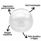 Protecao Para Botoes De Fogao BemFixa