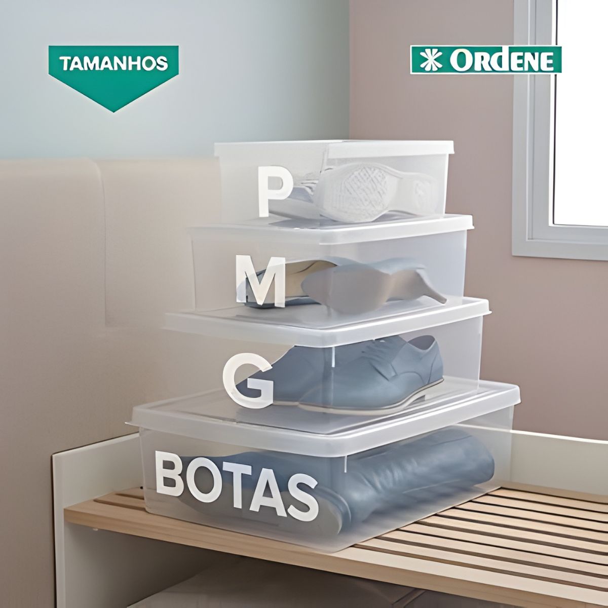 Caixa Para Sapato Grande Ordene