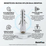 Bucha Nylon 8mm BemFixa