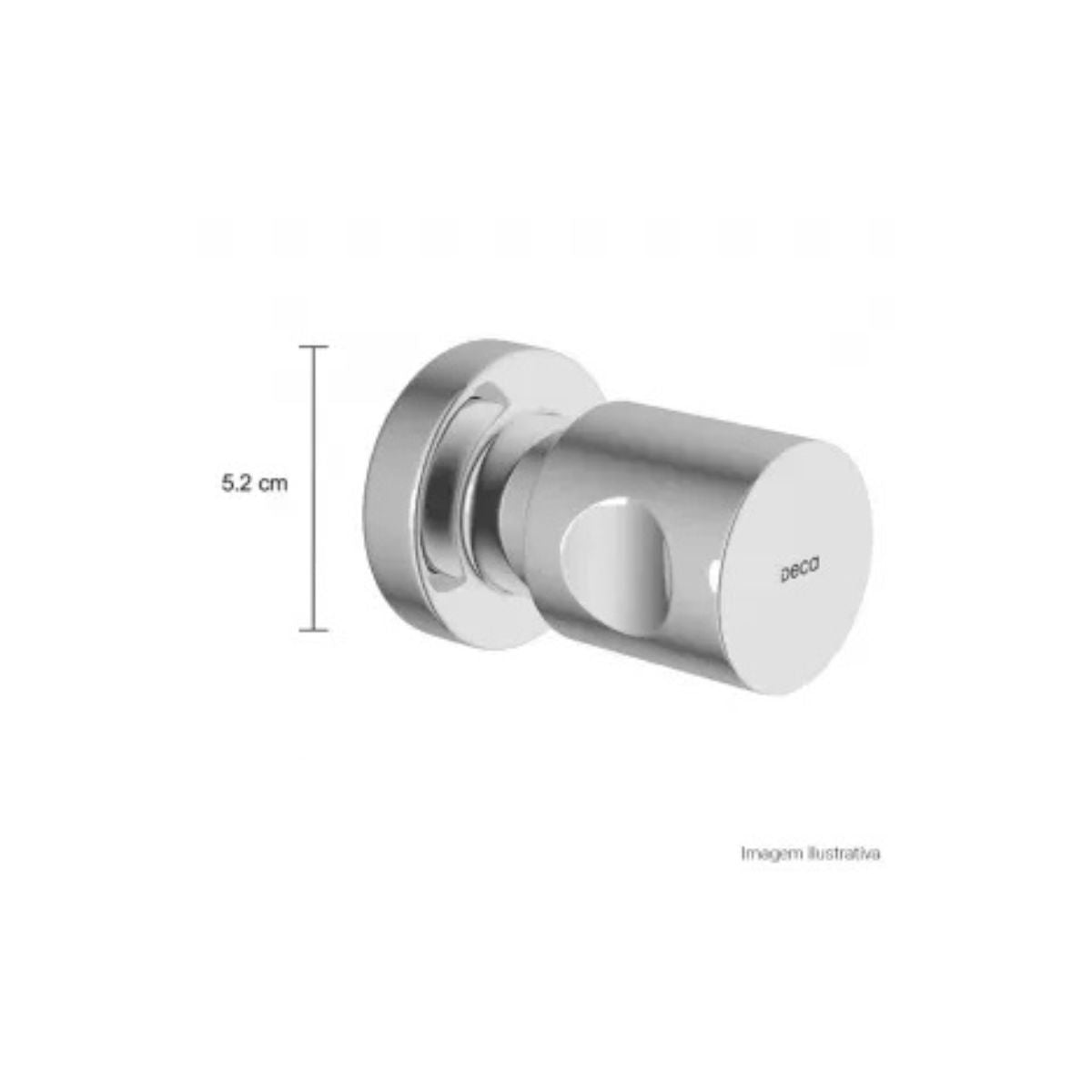 Acabamento para Registro 1/2", 3/4" e 1" Aspen Cromado Deca