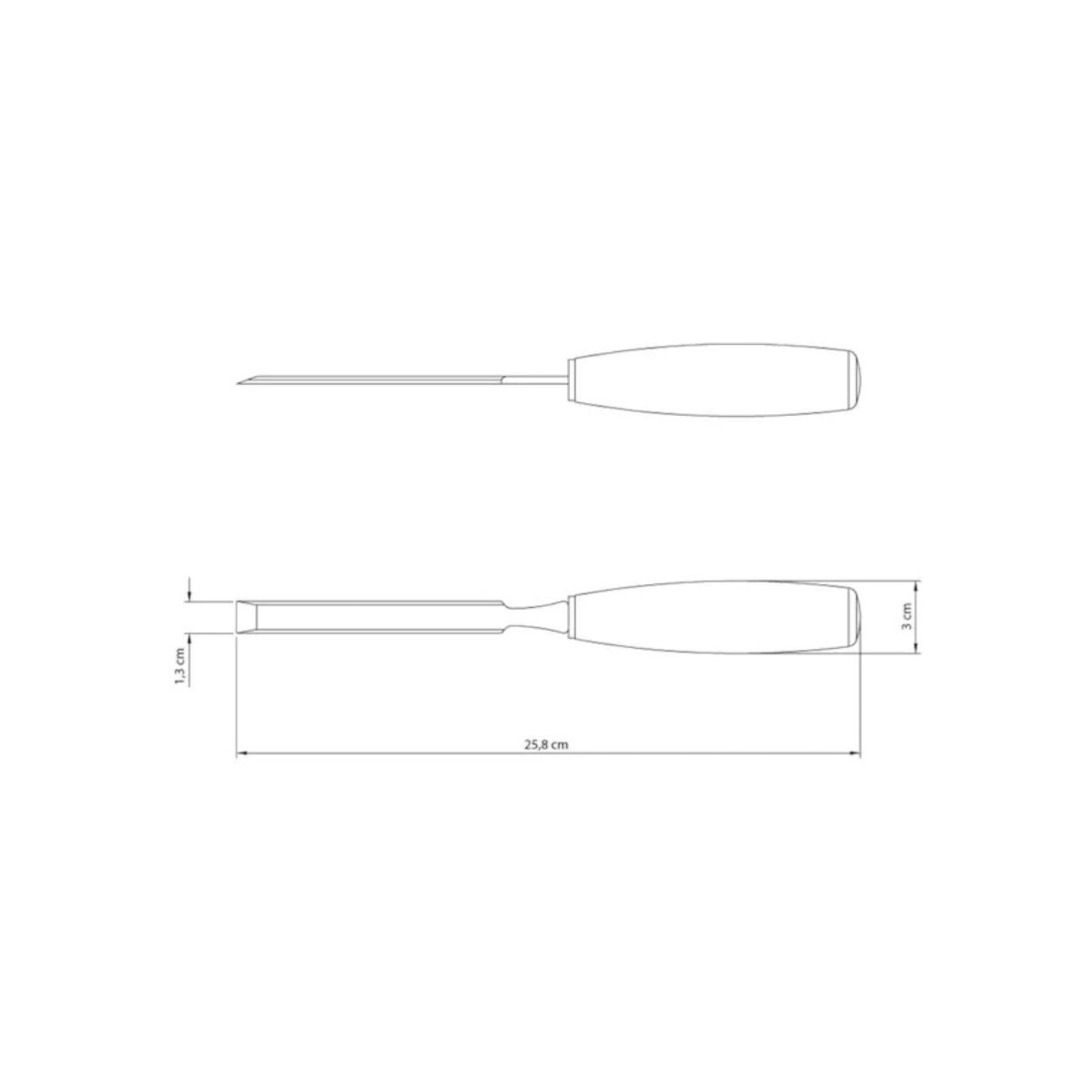 Formao Chanfrado Cabo Plastico Tramontina
