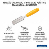 Formao Chanfrado Cabo Plastico Tramontina