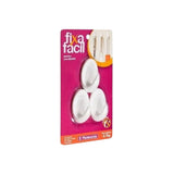 Gancho Adesivo Fixa Fácil 0,7kg C/ 3 Pcs Atlas