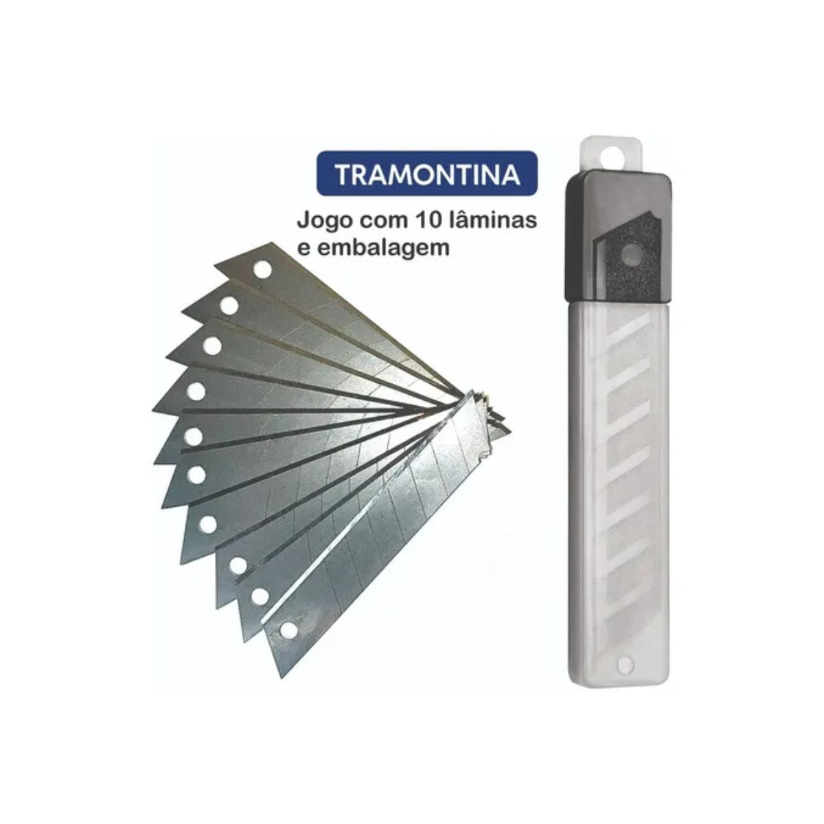Lâmina para Estilete 10 Peças Tramontina
