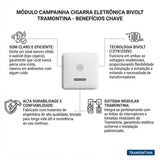 Módulo Campainha Cigarra Eletrônica Bivolt Tramontina