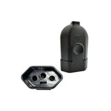 Plugue Fêmea 2P+T 10A 250V Preto Tramontina