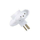 Plugue T 2P+T 10A 250V Branco Tramontina