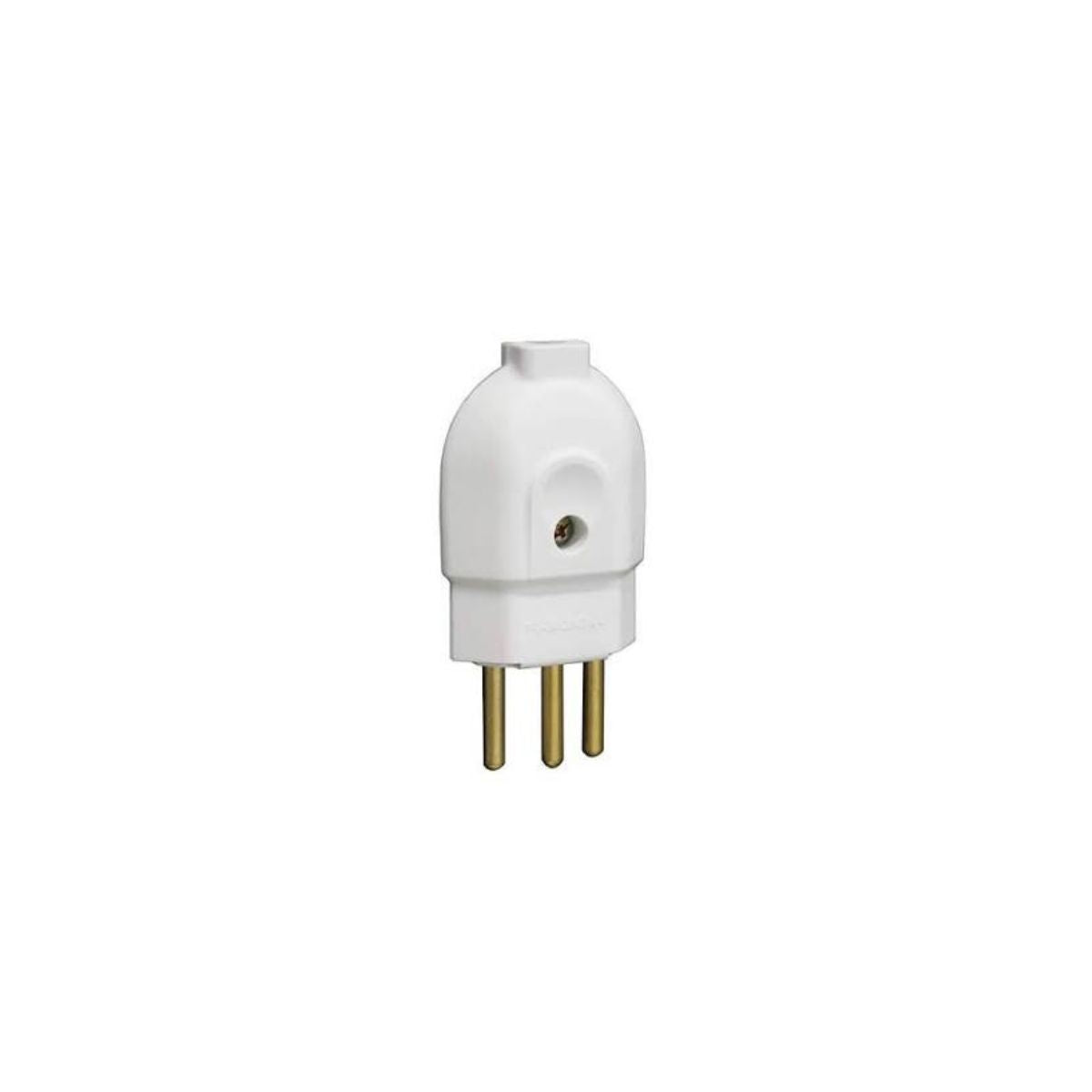 Plugue Macho 2P+T 20A 250V Branco Tramontina
