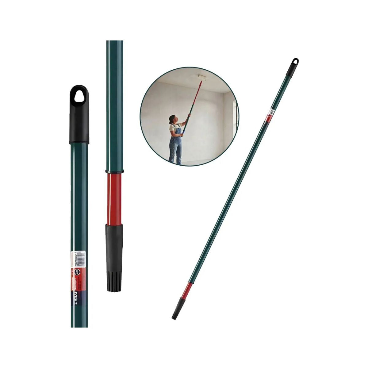 Prolongador para Rolo de Pintura Ajustável 3 Metros