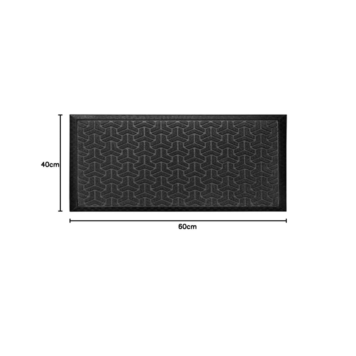 Tapete Waterkap Residencial 40x60cm Preto Kapazi