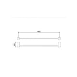 Toalheiro Linear 507 C 36 Meber