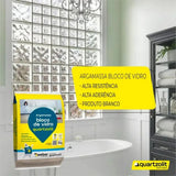 Argamassa para Assentamento de Bloco de Vidro 5kg Quartzolit