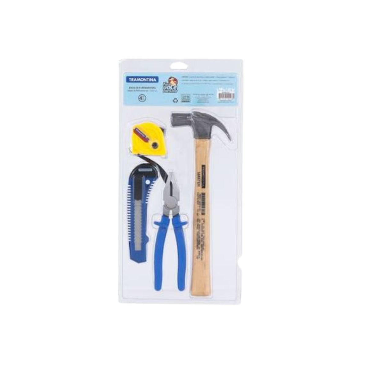 Kit Ferramentas 4 Peças Tramontina