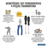 Kit Ferramentas 4 Peças Tramontina