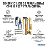 Kit de Ferramentas com 11 Peças Tramontina
