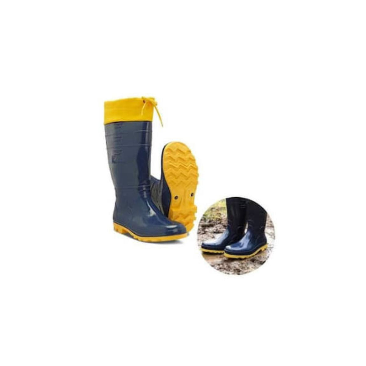 Bota PVC Náutica com Polaina Nº 38 Baspan