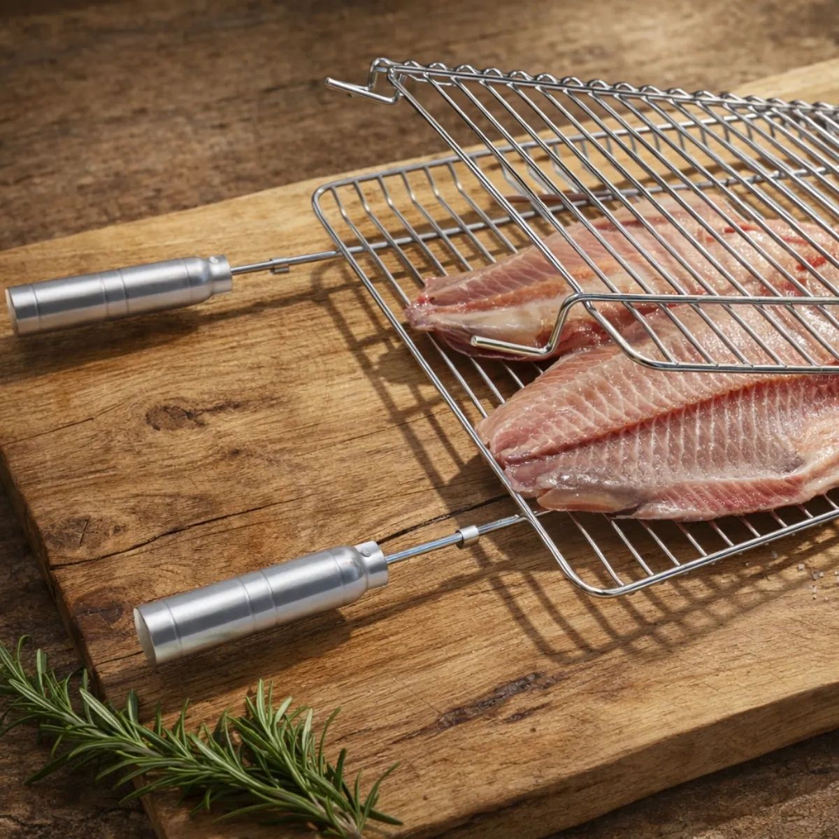 Grelha Inox Chef Plana Horizontal 50x40cm Grilazer