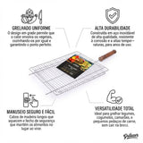 Grelha Inox Para Legumes 30x50cm Grilazer