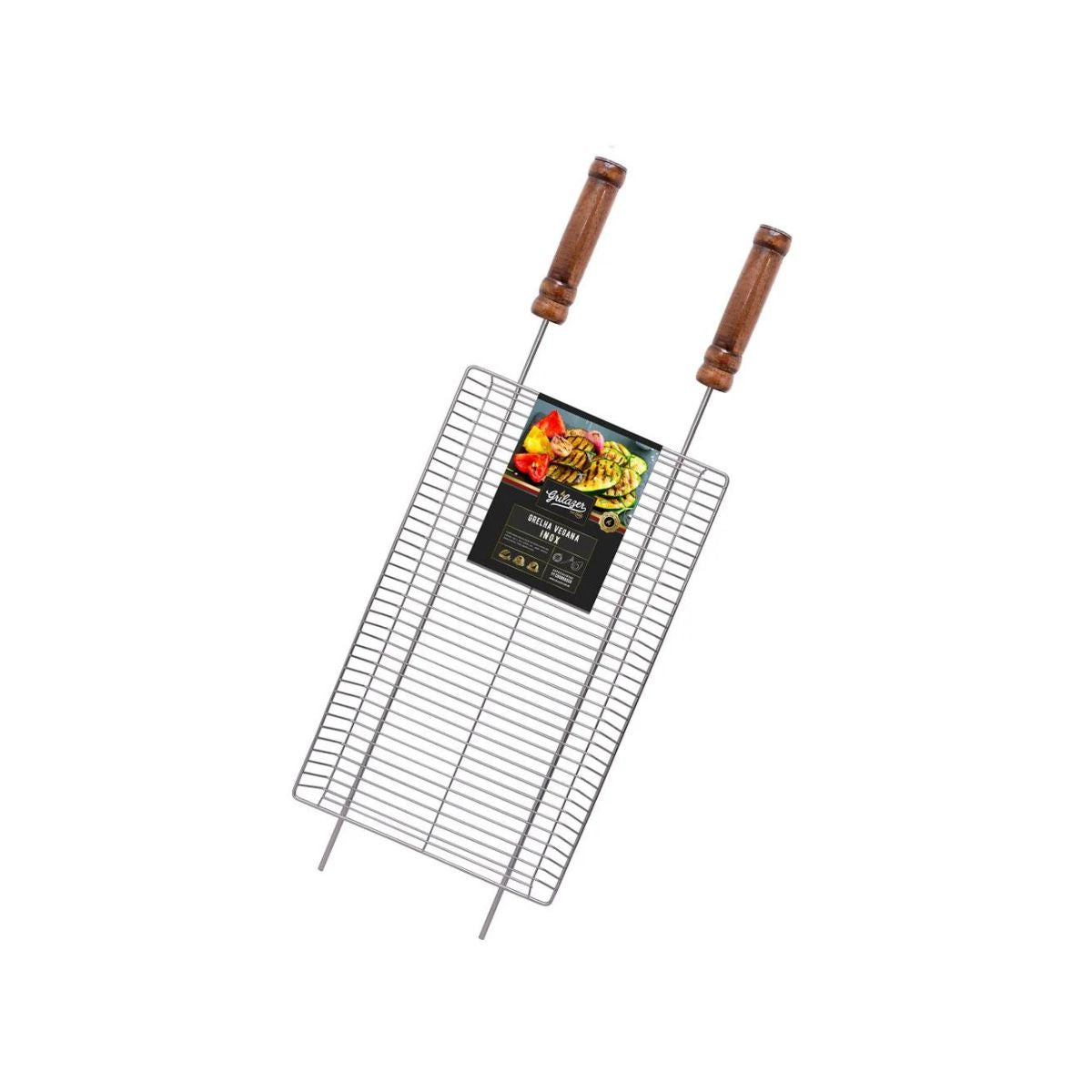 Grelha Inox Para Legumes 30x50cm Grilazer