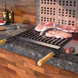 Grelha Churrasco Esmaltada 50x45 cm com Coletor Qualinox