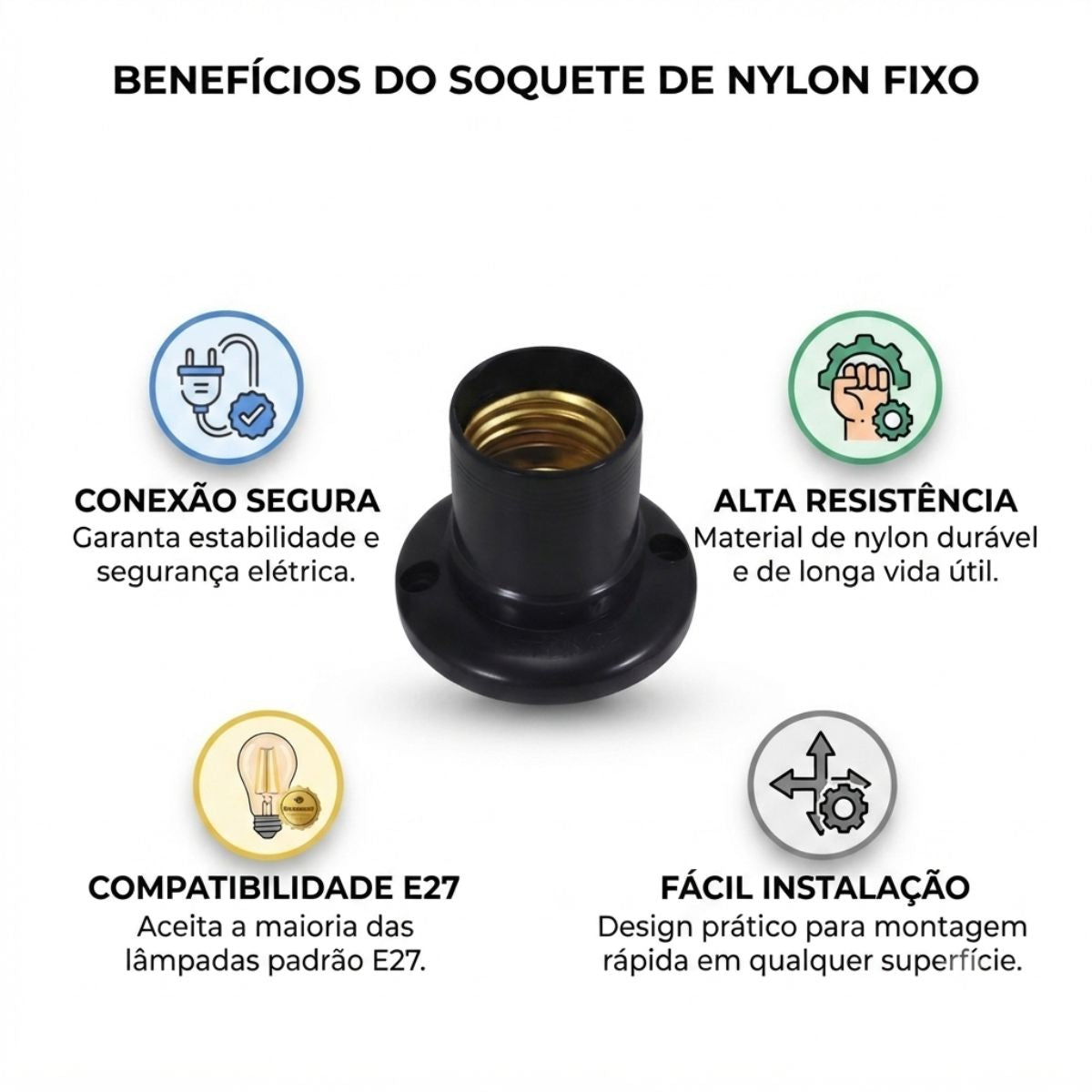Soque de Nylon Fixo RT