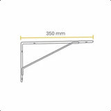 Suporte Mao Francesa 35cm Branco Dtools