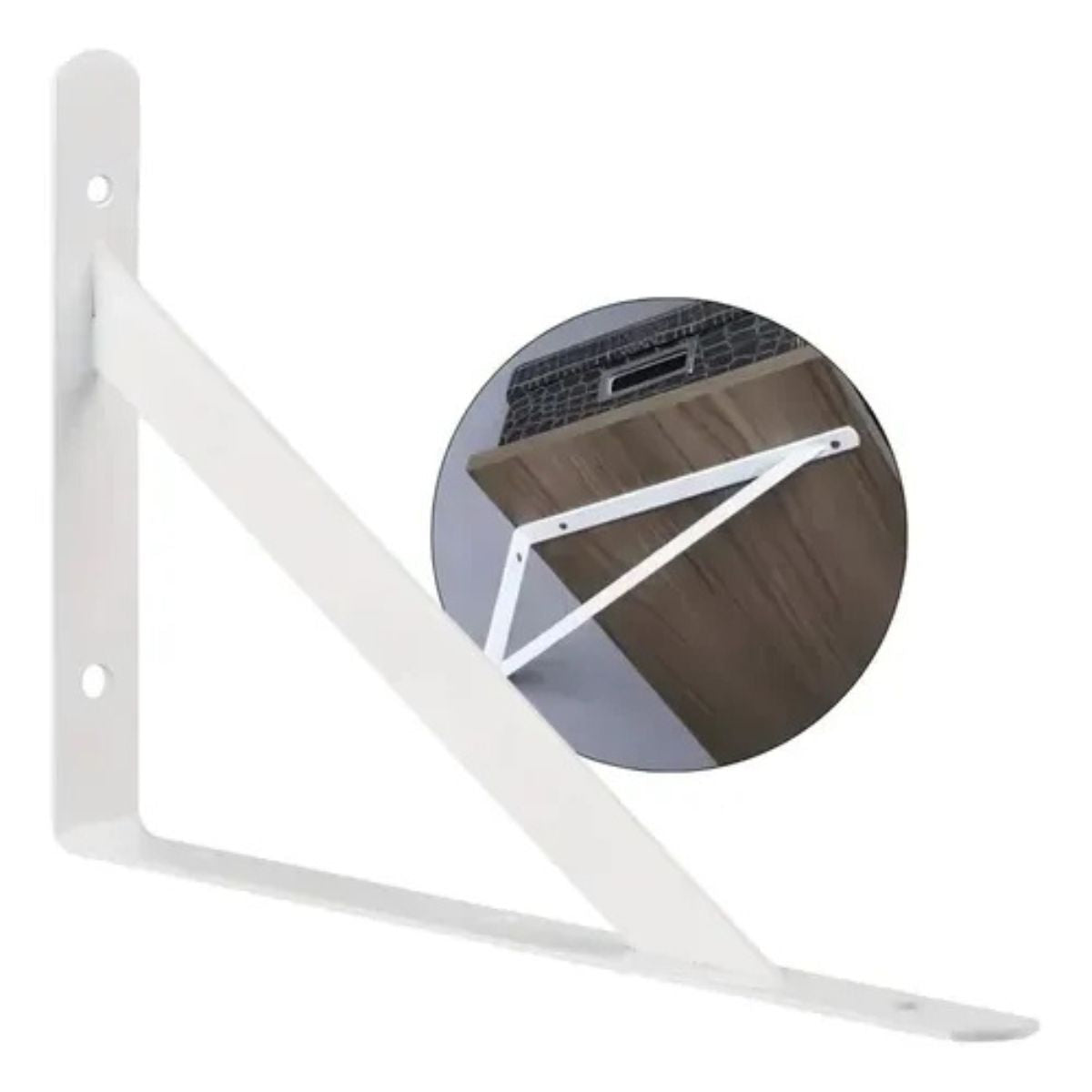 Suporte Mao Francesa 27cm Branco Dtools