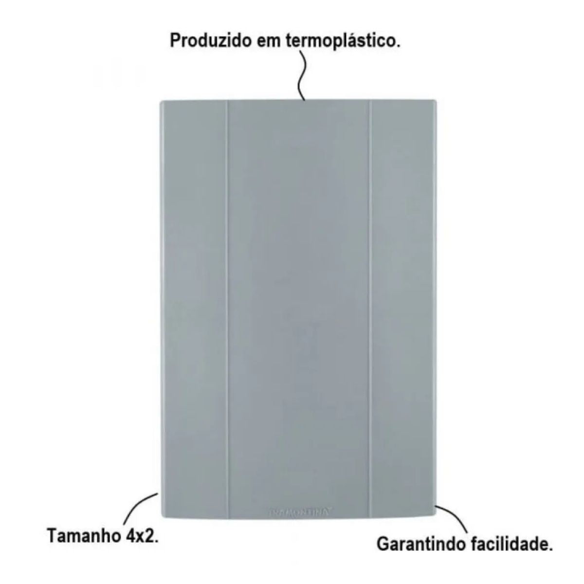Tampa Cega Cinza - Plastibox Tramontina