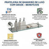 Porta Shampoo com Grade 608 C37 Meber