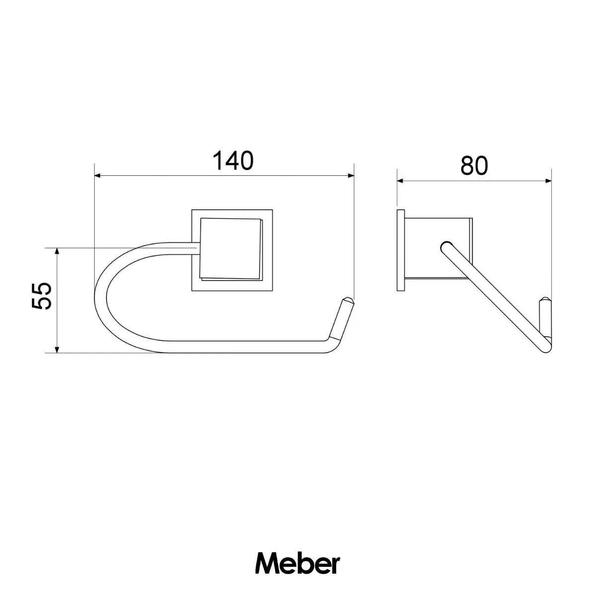 Porta Papel 101 C 37 Meber