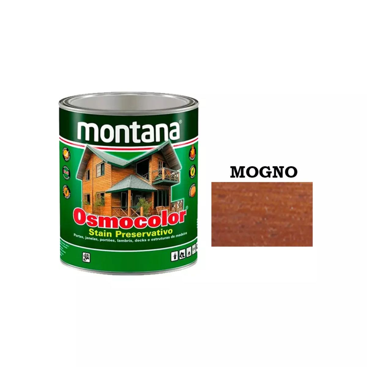 Osmocolor Stain Semitransparente Mogno 900ml Montana