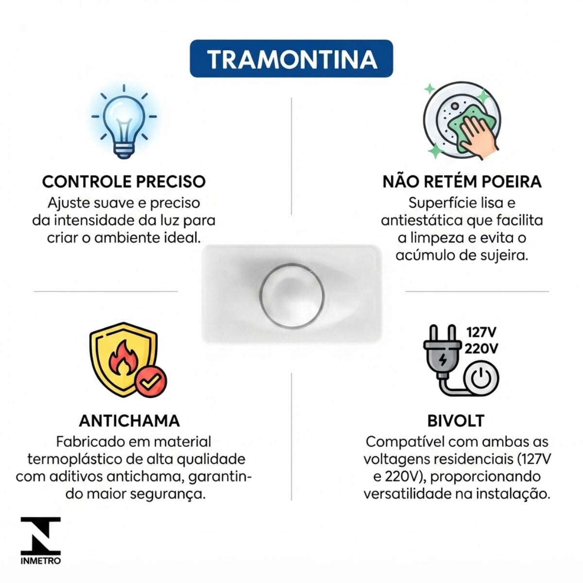 Modulo Variador De Luminosidade Bivolt Tramontina