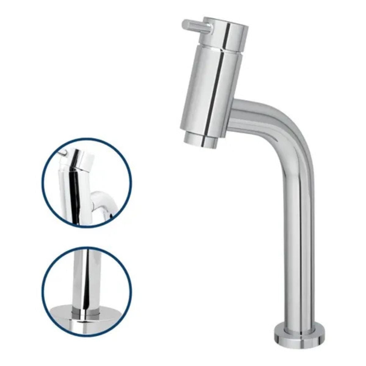 Misturador Mono De Lavatório Balcão 2877 C78 Meber