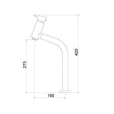 Misturador Mono De Lavatório Balcão 2877 C78 Meber