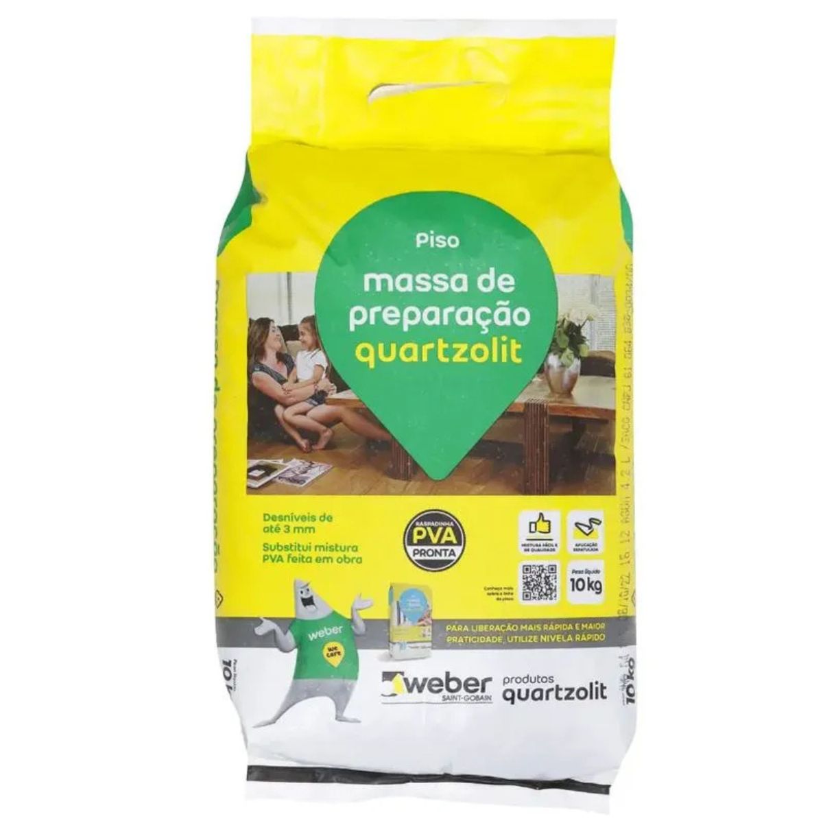 Massa De Preparacao Para Piso 10kg Quartzolit