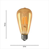 Lâmpada Filamento LED Vintage ST64 E27 Elgin