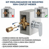 Kit Prolongador de Registro 1004 C26/C27 Meber