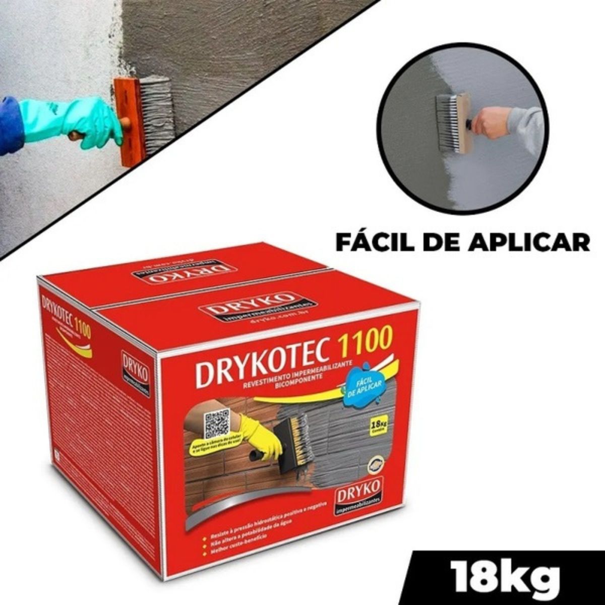 Impermeabilizante Bi-Componente Drykotec 1100 18l