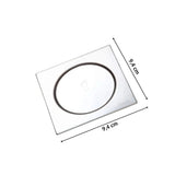 Grelha Inox Quadrada C/ Fecho Pressao 15x15cm Meber