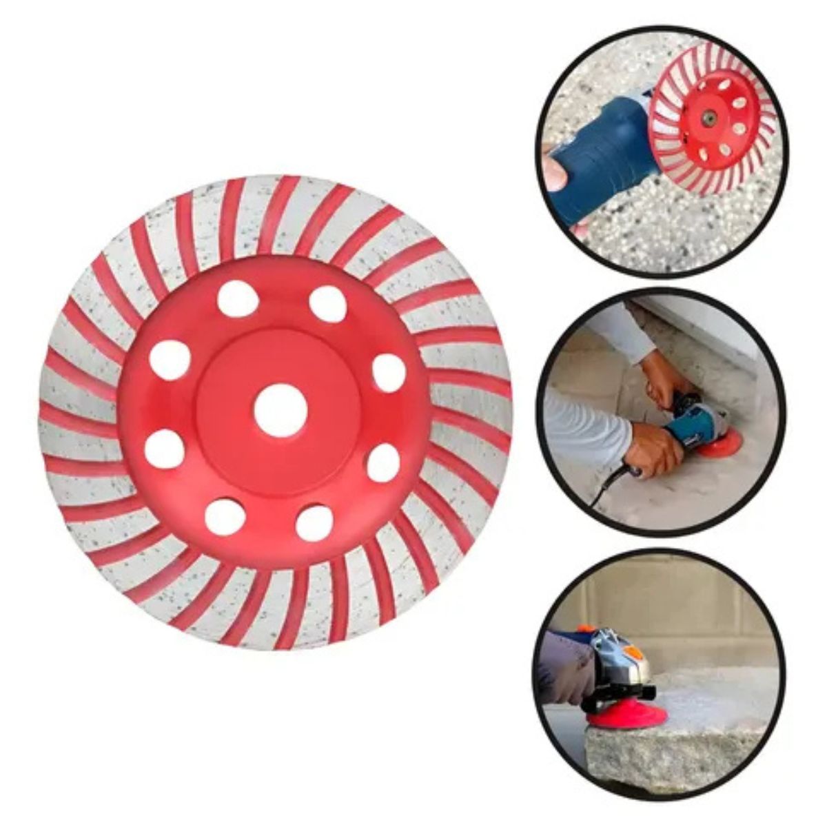 Disco De Desbaste Diamantado 115mm - 4.1/2" Cortag