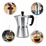 Cafeteira Italiana 6 Xicaras Aluminio Soprano