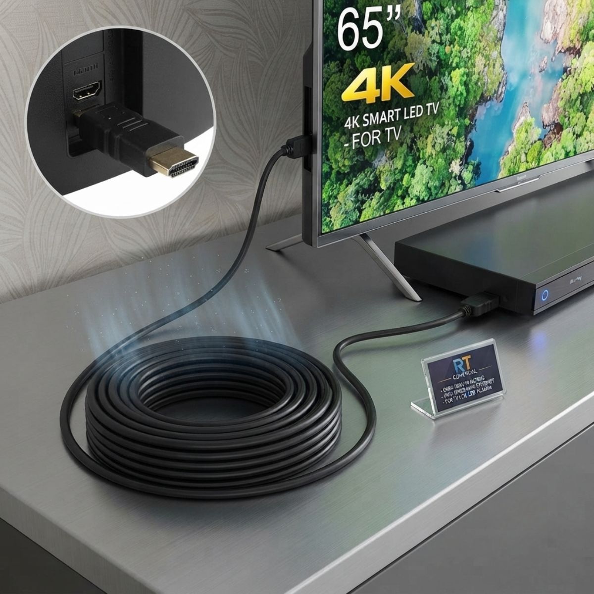 Cabo HDMI para TV LCD, LED e Plasma 10 Metros