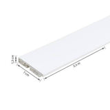 Rodapé Poliestireno Branco BR 240cm Modelo 451 70x13mm Santa Luzia