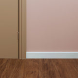 Rodapé Poliestireno Branco BR 240cm Modelo 451 70x13mm Santa Luzia