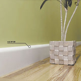 Rodapé Poliestireno Branco BR 240cm Modelo 446 70x15mm Santa Luzia