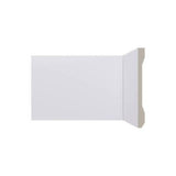 Rodapé Poliestireno Branco 240cm Modelo LEV151 150x13mm Santa Luzia