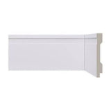 Rodapé Poliestireno Branco 240cm Modelo LEV102 100x13mm Santa Luzia