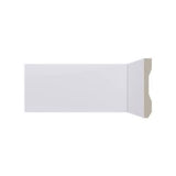 Rodapé Poliestireno Branco 240cm Modelo LEV101 100x13mm Santa Luzia