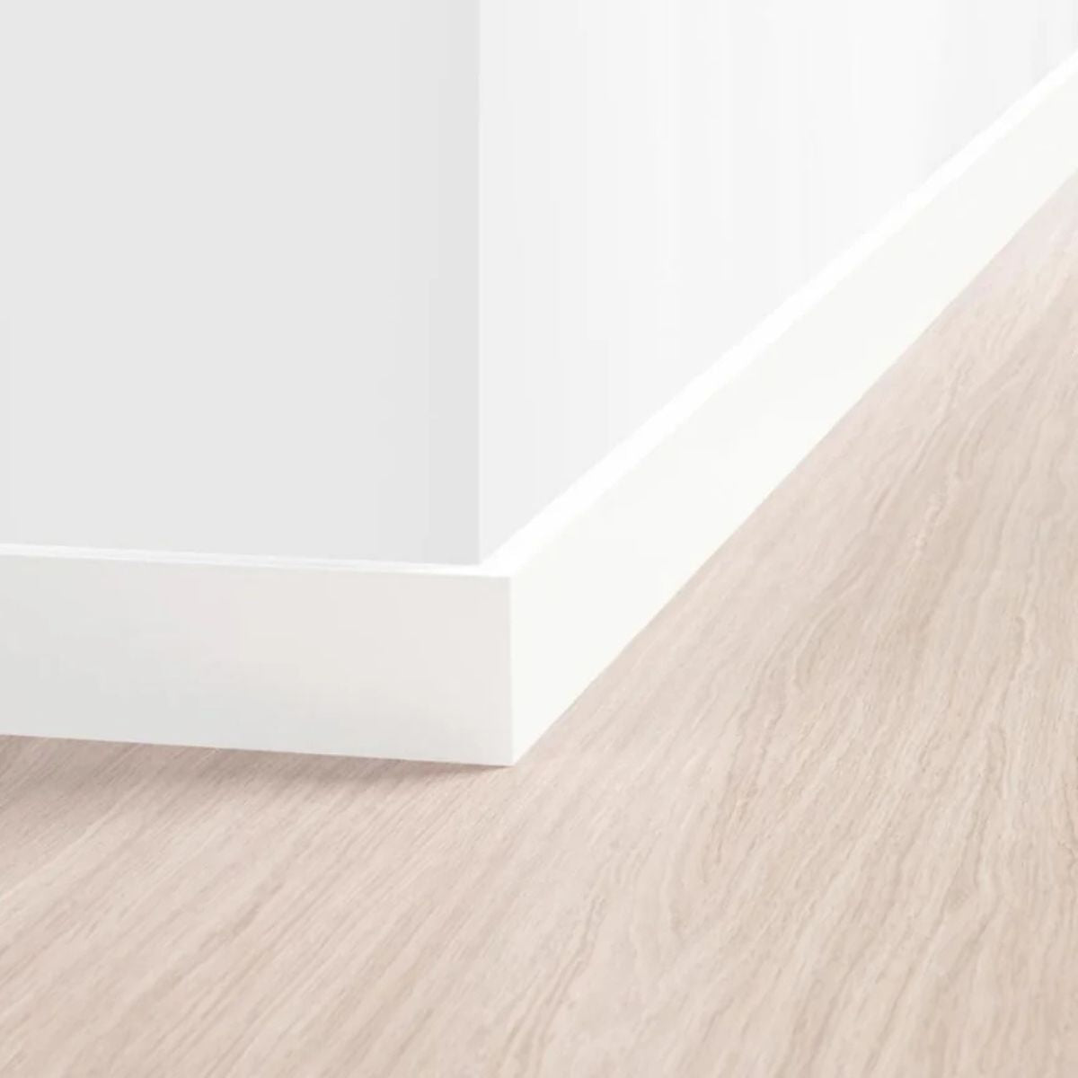 Rodapé Poliestireno Branco 240cm Modelo LEV101 100x13mm Santa Luzia