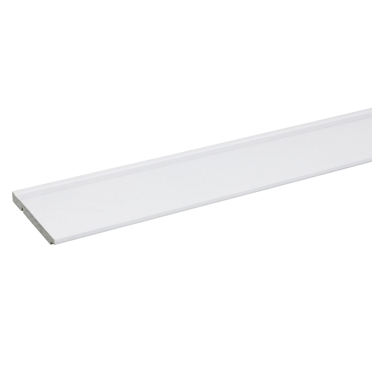 Rodapé Poliestireno Branco 240cm Modelo 480 150x16mm Santa Luzia